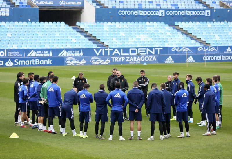 Entrenamiento del Real Zaragoza 19 de diciembre