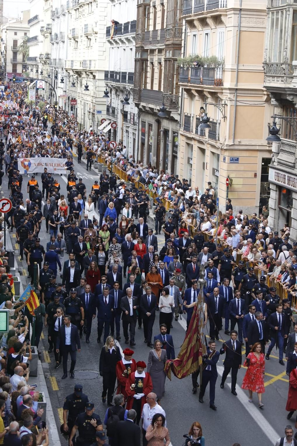 Procesión cívica del 9 d'Octubre en València