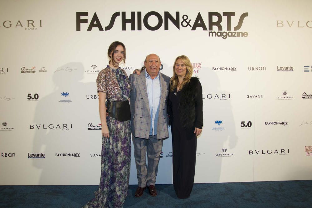 Gala de presentación de la revista Fashion & Arts Magazine en València.