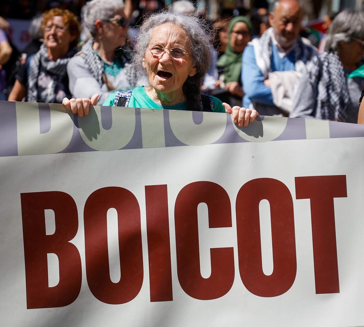 Todas las fotos de la manifestación por Palestina este sábado 16 de mayo