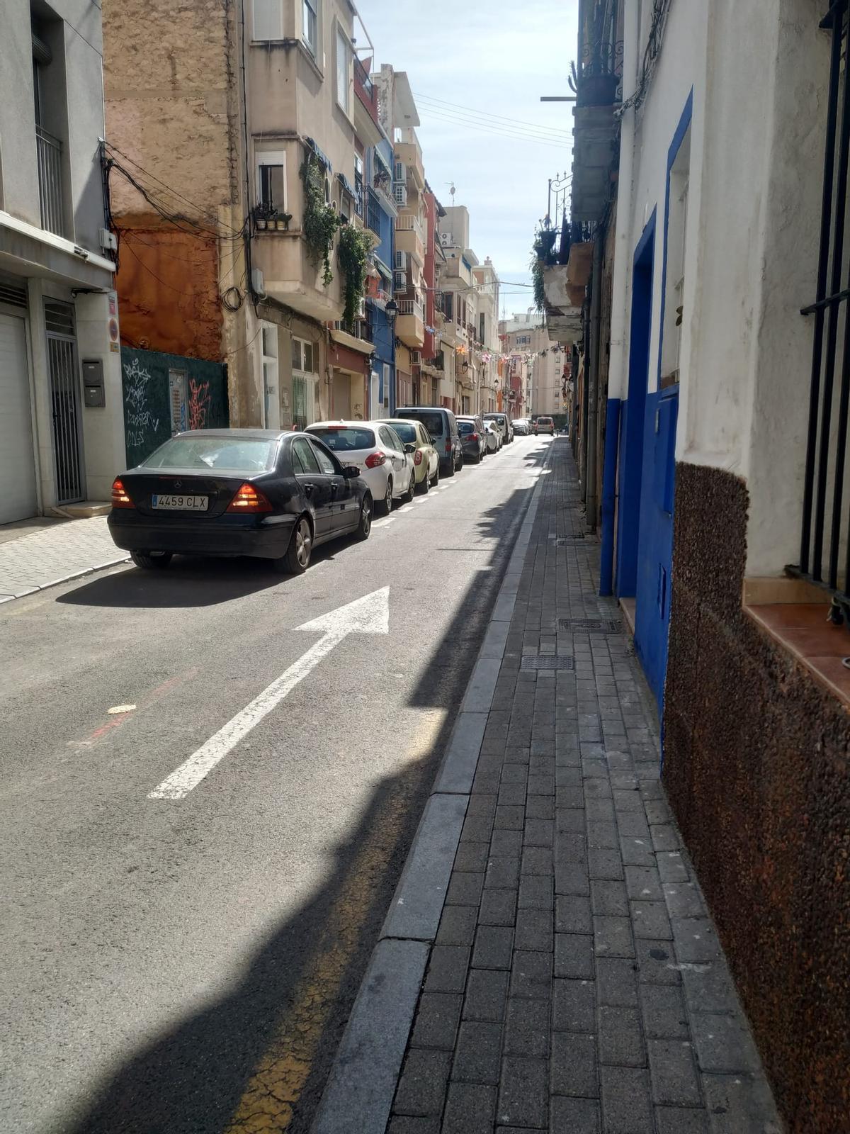 Una de las calles del barrio de San Antón.