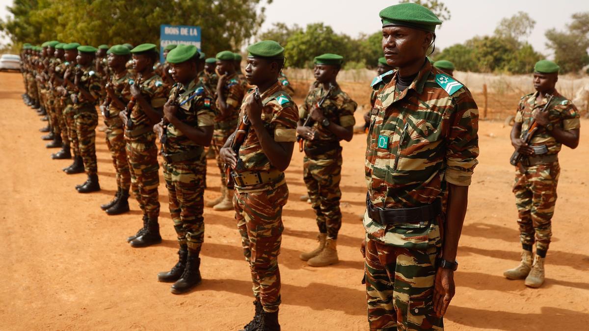 Soldados en Níger.