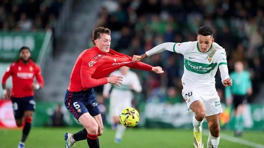 Resumen, goles y highlights del Elche 0 - 0 Osasuna de la jornada 24