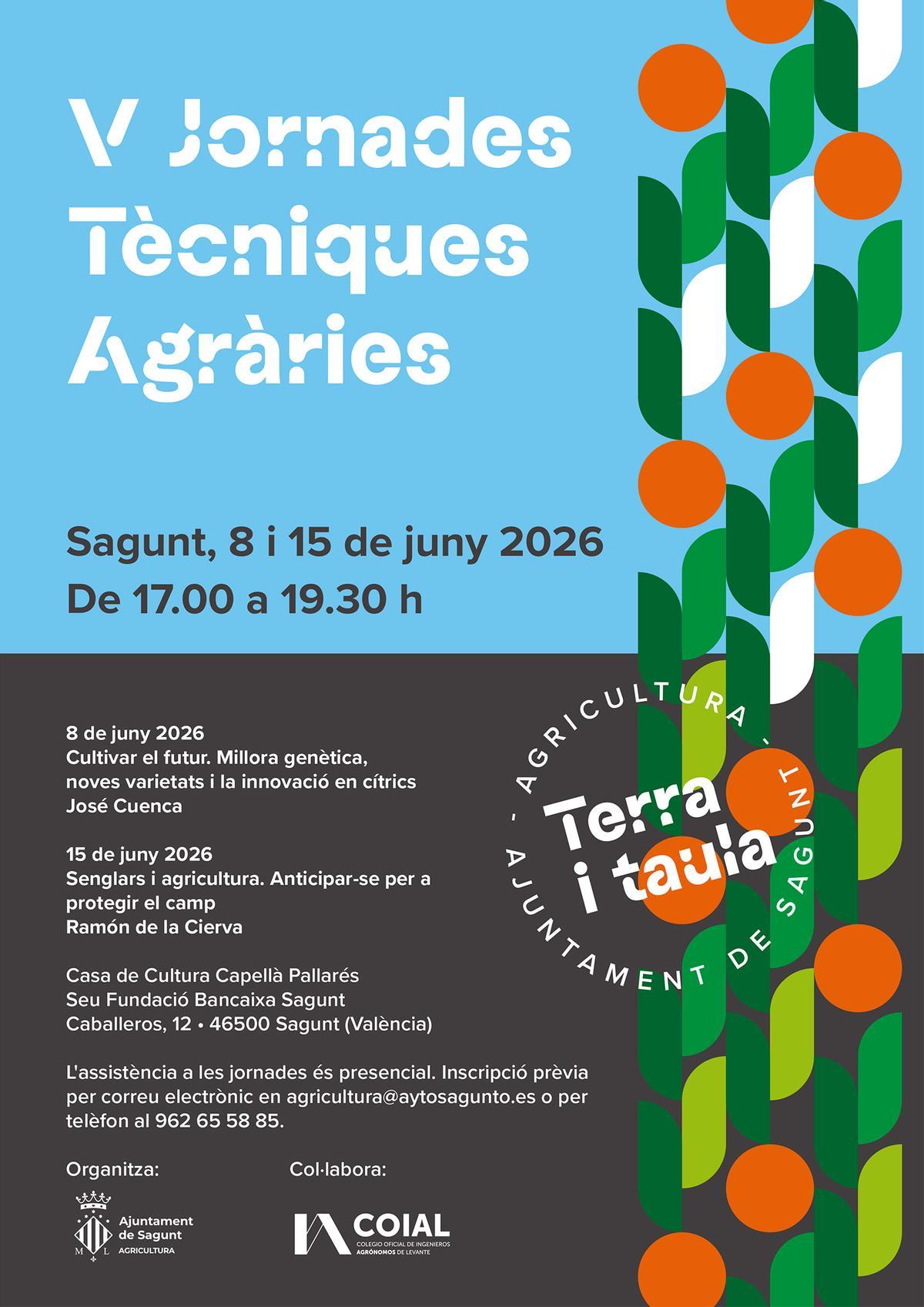 Cartel jornadas 2026.