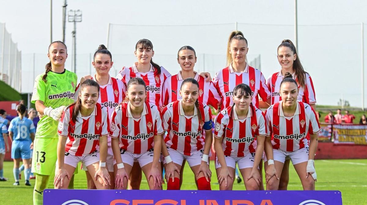 Plantilla del Sporting Femenino.
