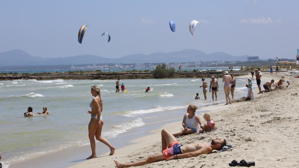 So sieht es an der Playa de Muro aus.