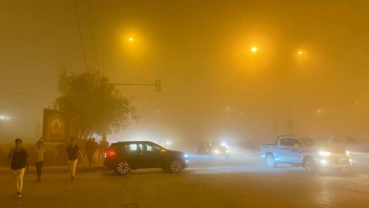 Irak bajo la tormenta de arena actual