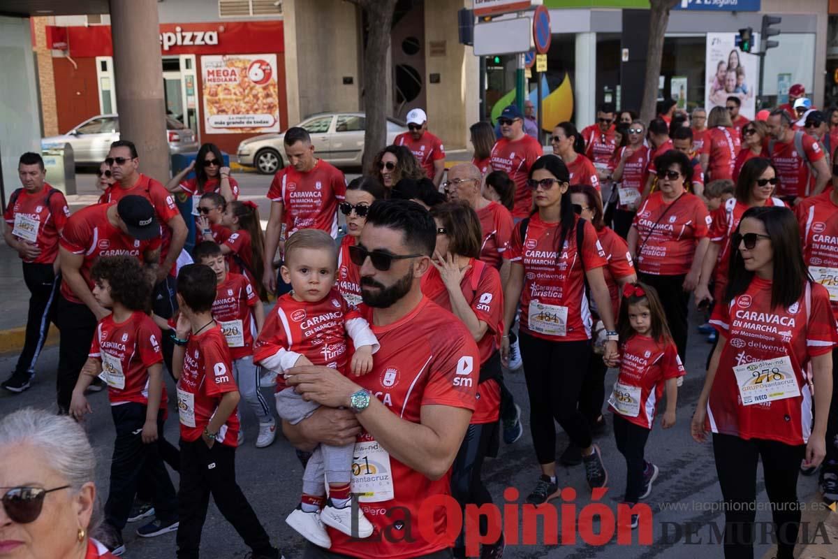 Marcha de la ONG Delwende en Caravaca
