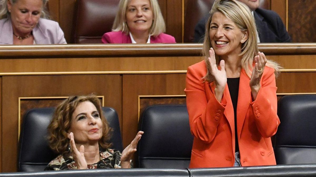 La vicepresidenta segona i ministra de Treball, Yolanda Díaz, dimarts passat al Congrés. | FERNANDO SÁNCHEZ / EUROPA PRESS La vicepresidenta segona i ministra de Treball, Yolanda Díaz, dimarts passat al Congrés. | FERNANDO SÁNCHEZ / EUROPA PRESS