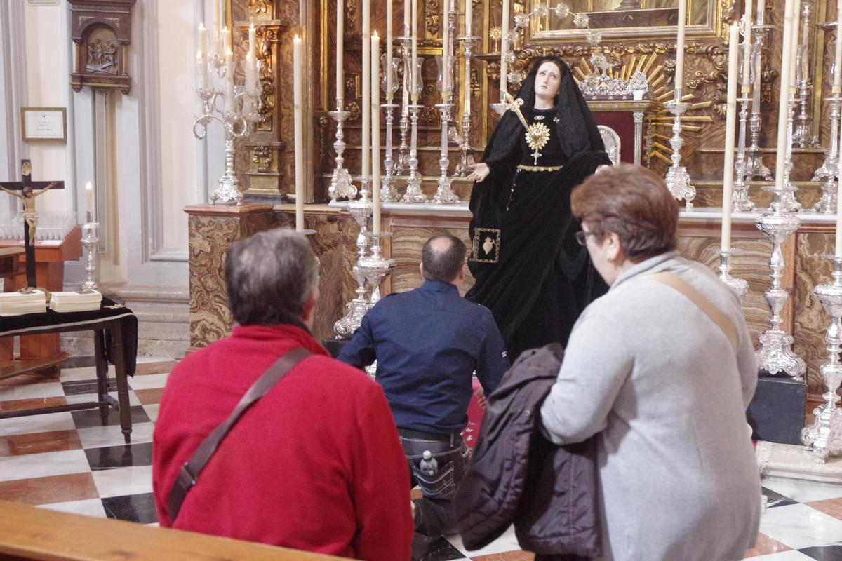 Semana Santa de Málaga 2026 | Pésame a la Santísima Virgen de Servitas