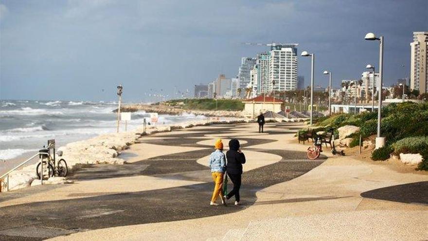 El Ayuntamiento de Tel Aviv proyecta la bandera de España en solidaridad por el coronavirus