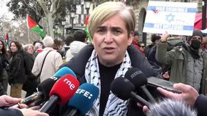 Ada Colau renuncia al Mobile World Congress por la presencia de la embajada de Israel