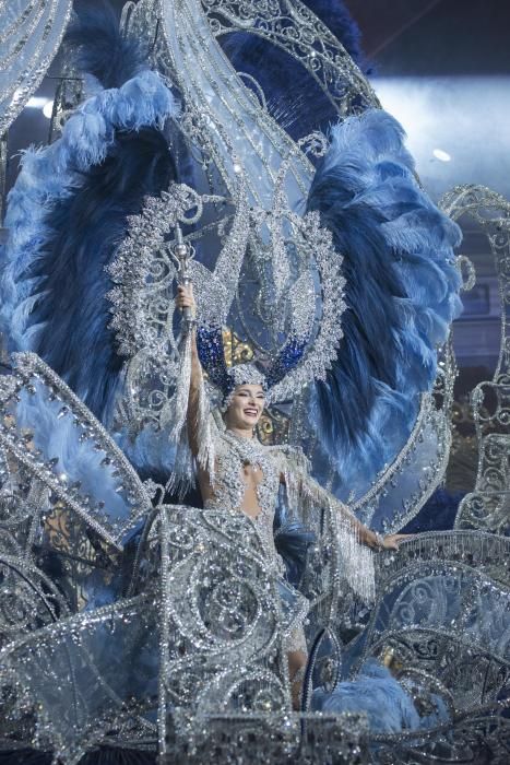 Sara Cruz, reina del Carnaval de Santa Cruz de Tenerife 2020