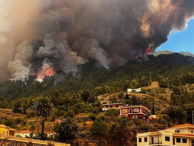 Las imágenes del incendio de La Palma