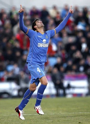 Partido disputado entre el Getafe y el Barcelona.