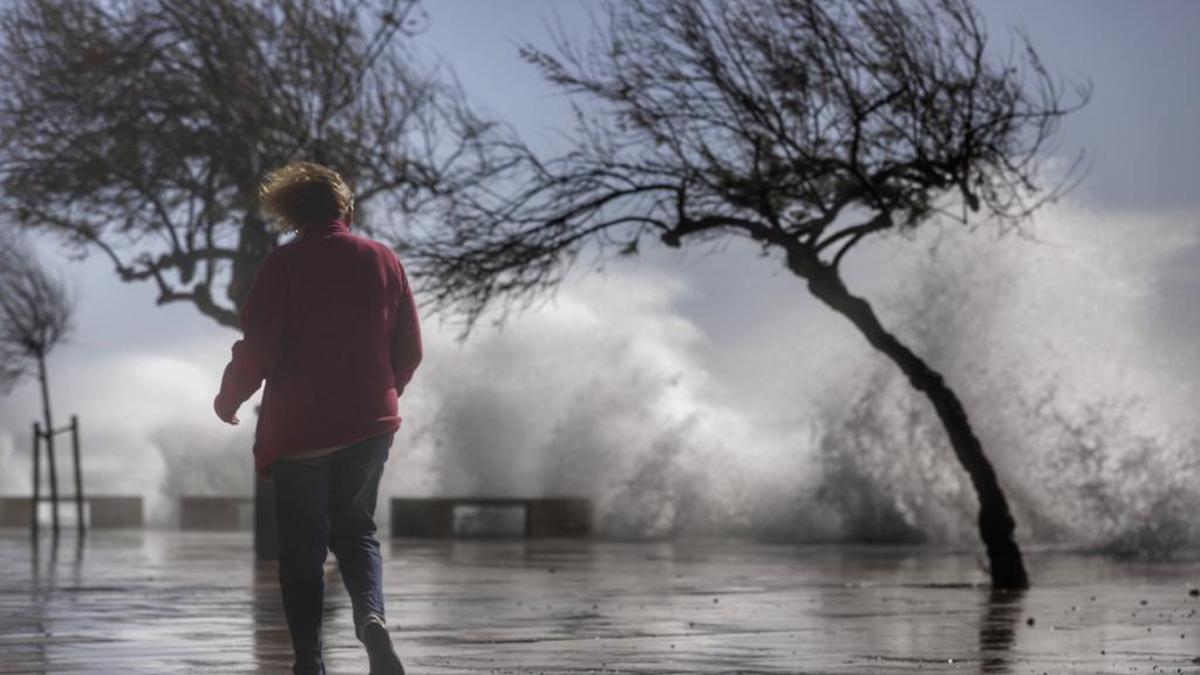 Imagen de archivo de un temporal de viento