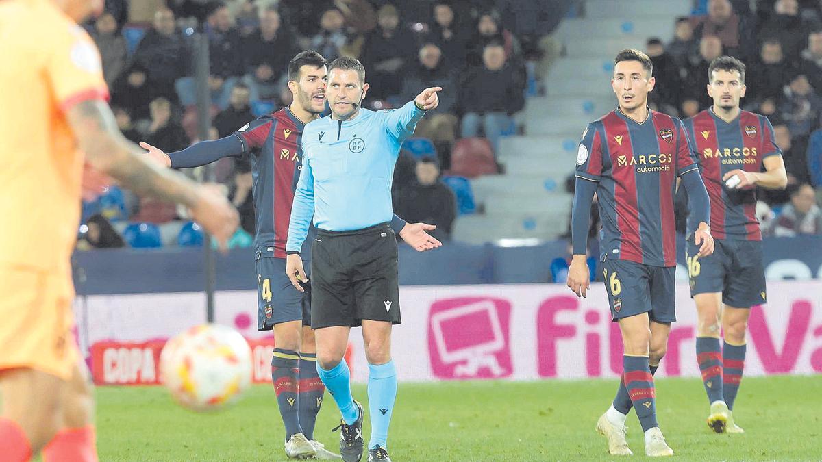 Valencia. Partido de Copa del Rey Levante UD vs Atletico de Madrid