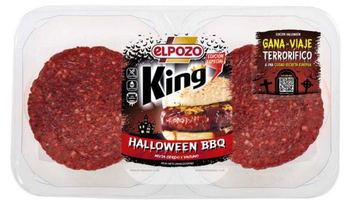 edición limitada para Halloween del Burger BBQ de ElPozo King