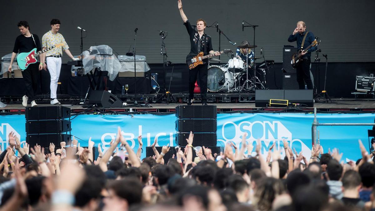 Franz Ferdinand en O Son Do Camiño en 2018.