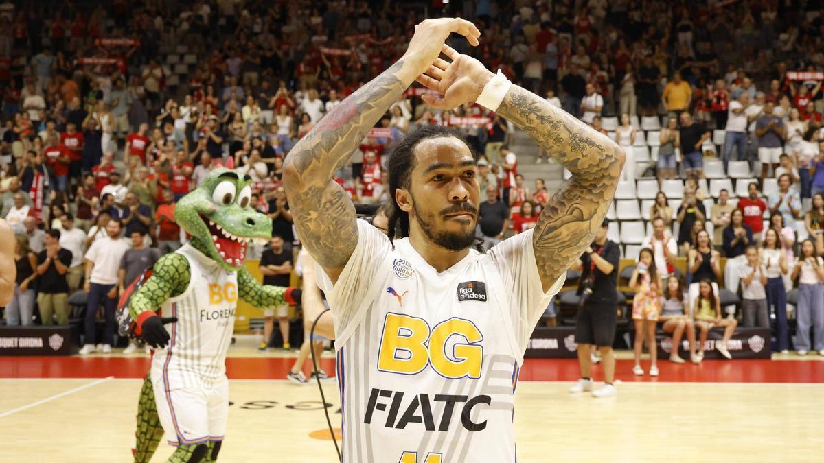 Les imatges del Bàsquet Girona - Joventut Badalona