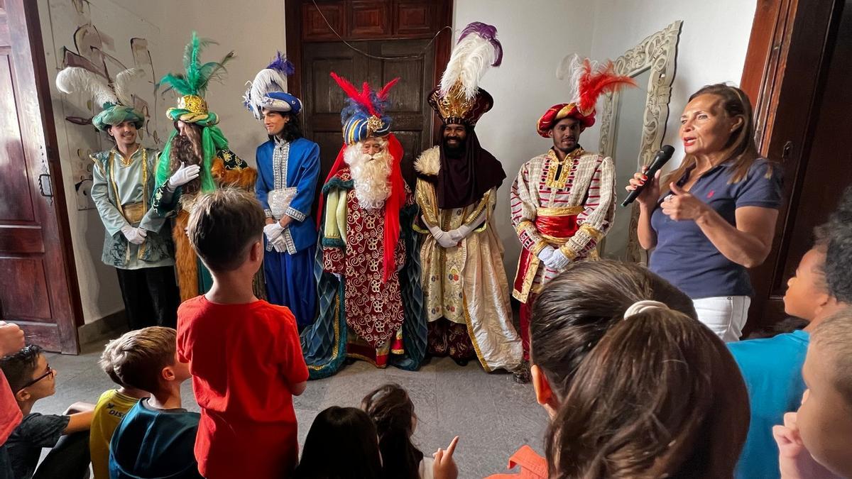 Llegada de los Reyes Magos a la Villa de Agaete.