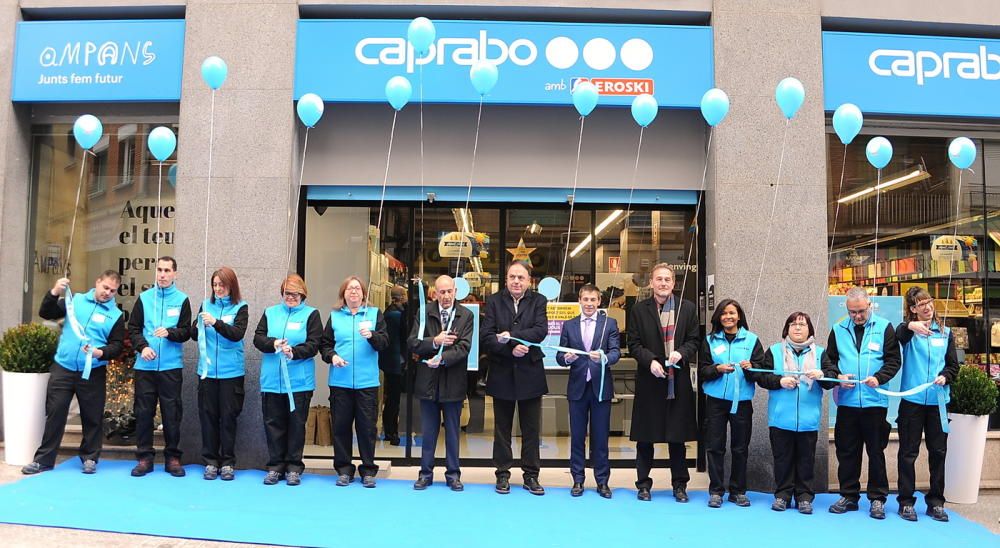 Inauguració supermercat Ampans i Caprabo