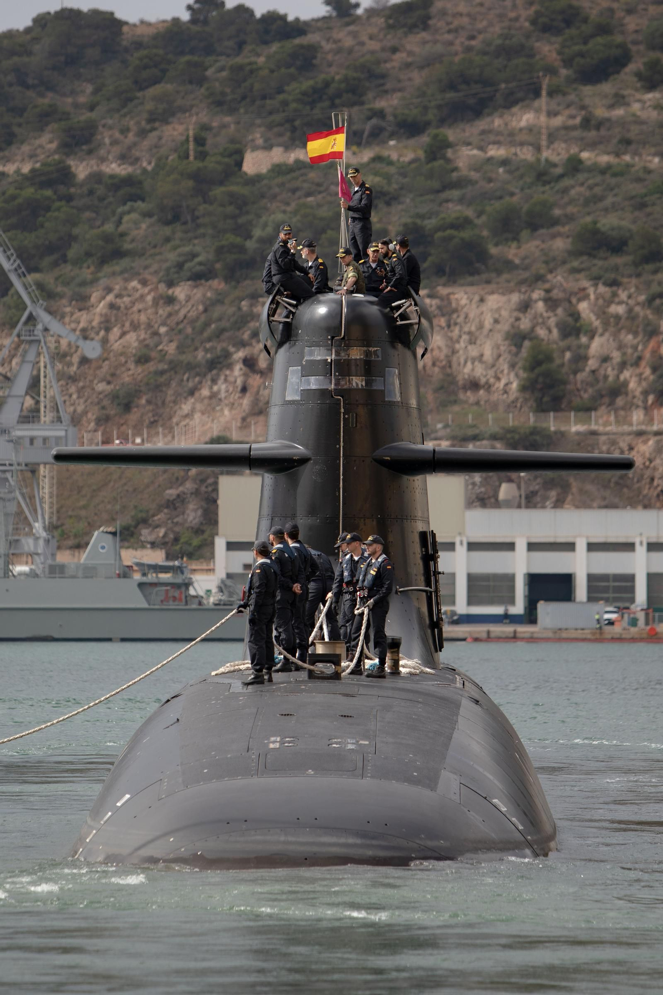 Así ha sido la visita del Rey Felipe VI en Cartagena para conocer el sumbarino S-81
