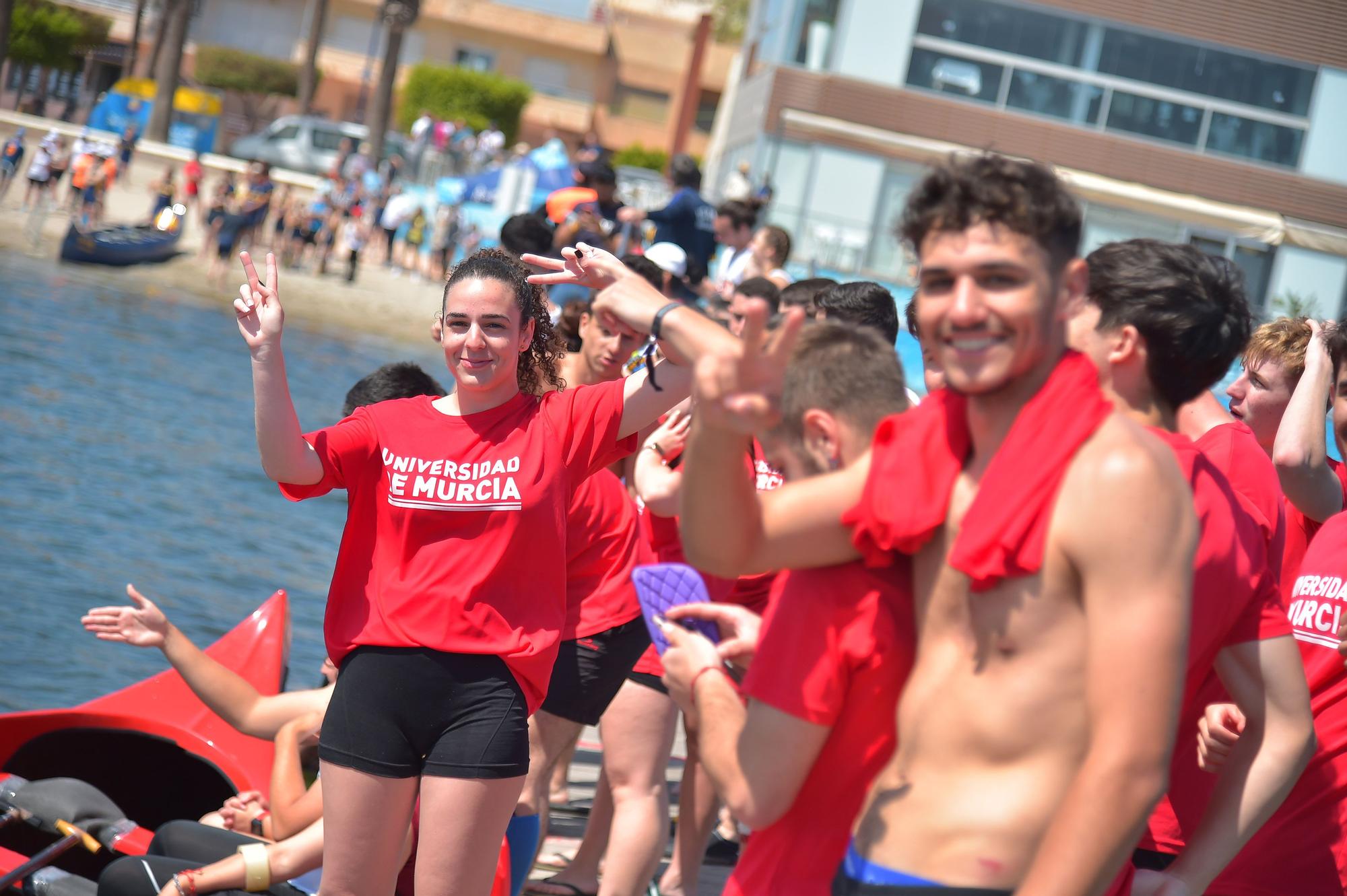 Así ha sido el campeonato de piragüismo Interuniversidad Playa Barnuevo en San Pedro