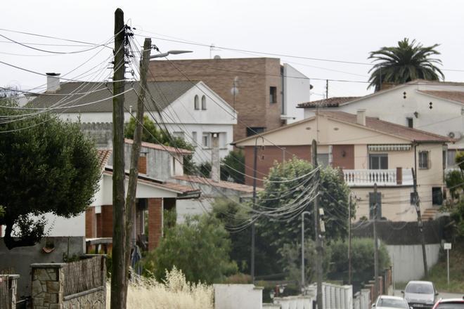 Casas en una urbanización sin legalizar de Palau-solità i Plegamans