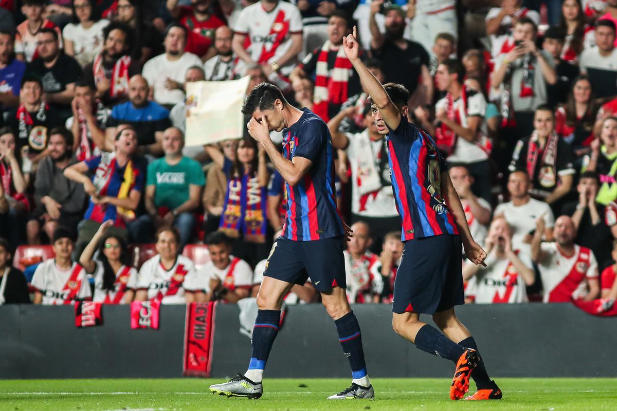 Imagenes de la derrota del Barça ante el Rayo por 2-1