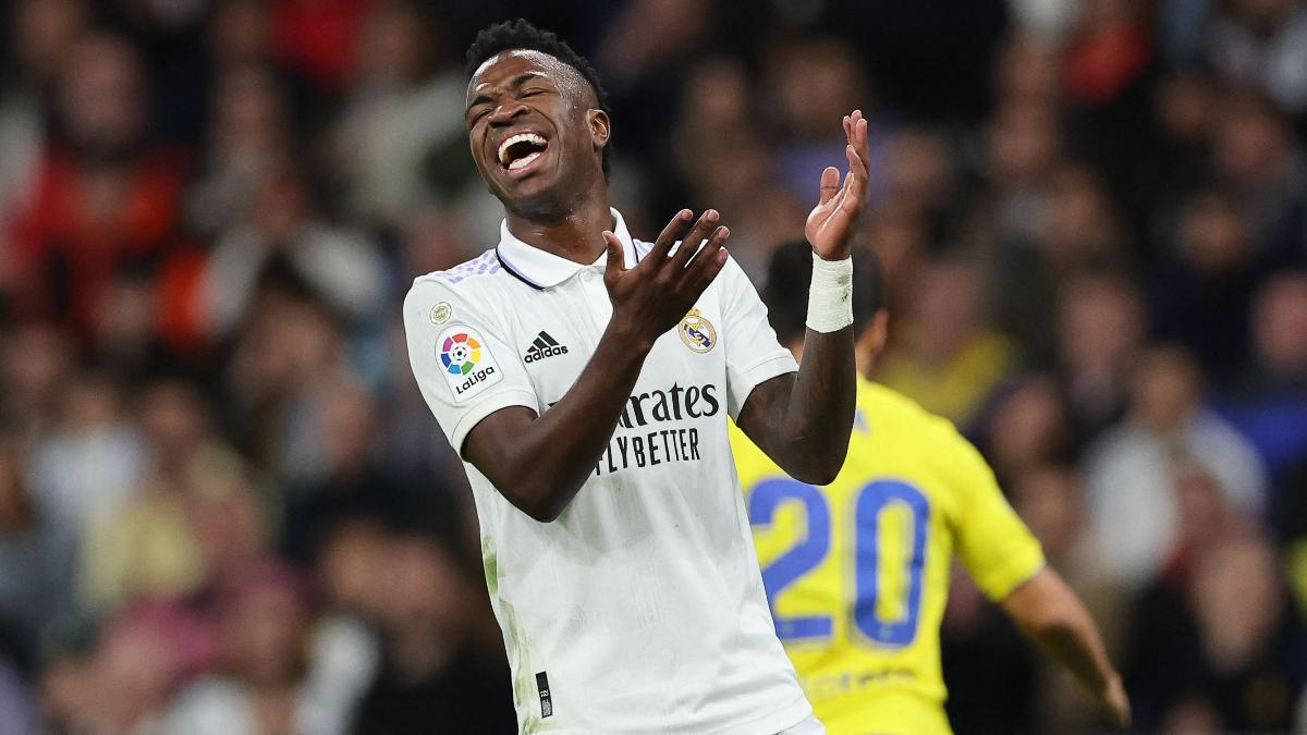 Vinicius, durante el Real Madrid-Cádiz