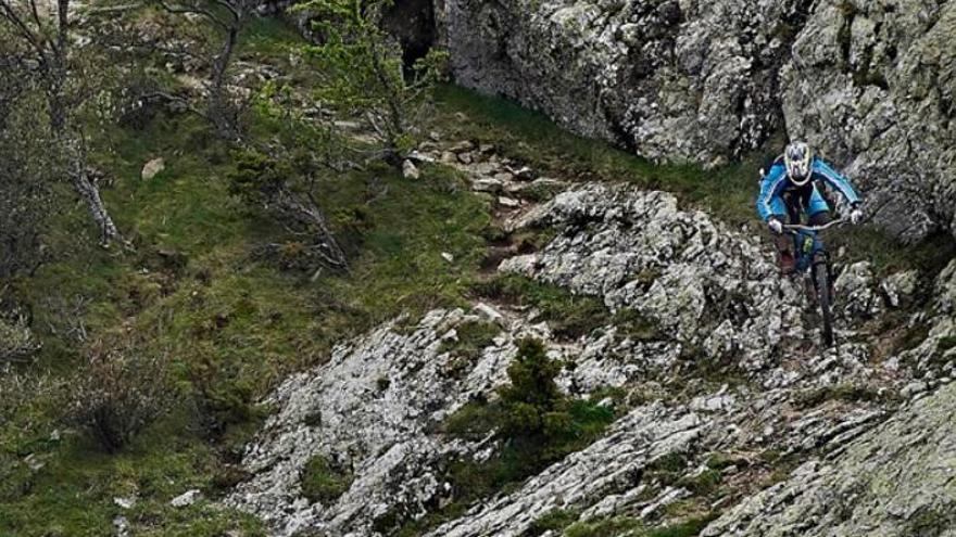 El paisatge de Maçanet és espectacular en aquesta prova.