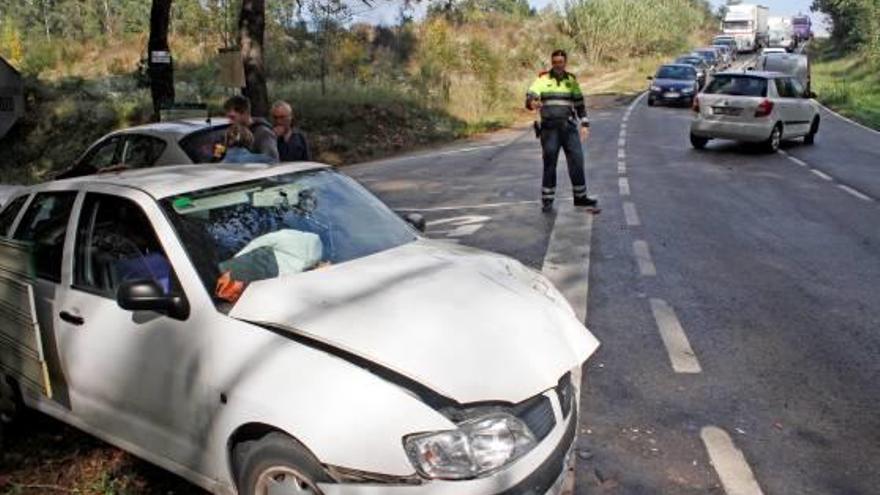 Els danys d&#039;un accident de trànsit sovint s&#039;exageren en les estafes, imatge d&#039;arxiu.