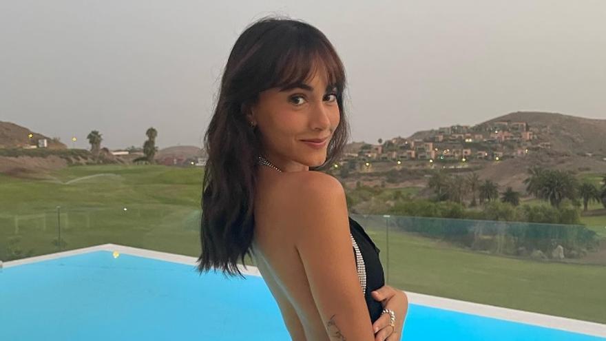 Aitana presume de sus vacaciones en Gran Canaria