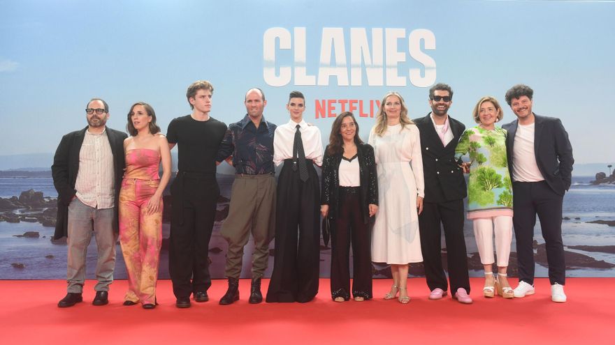 Estreno de la serie ‘Clanes’ en Palexco, con Clara Lago, Tamar Novas y el resto del elenco