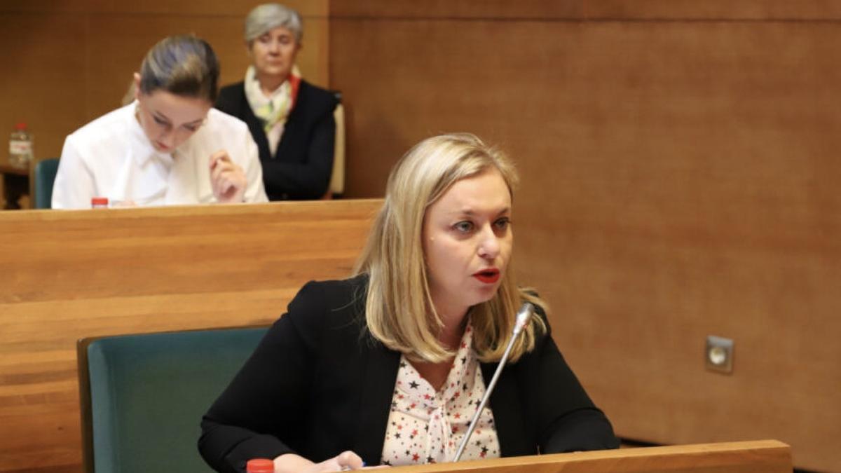 La vicepresidenta de la diputación, Natàlia Enguix.