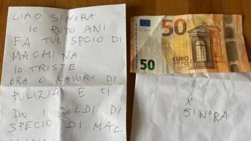 Le rompen un retrovisor del coche y la historia vuelve tres años después: &quot;Este tipo de cosas dan esperanza&quot;