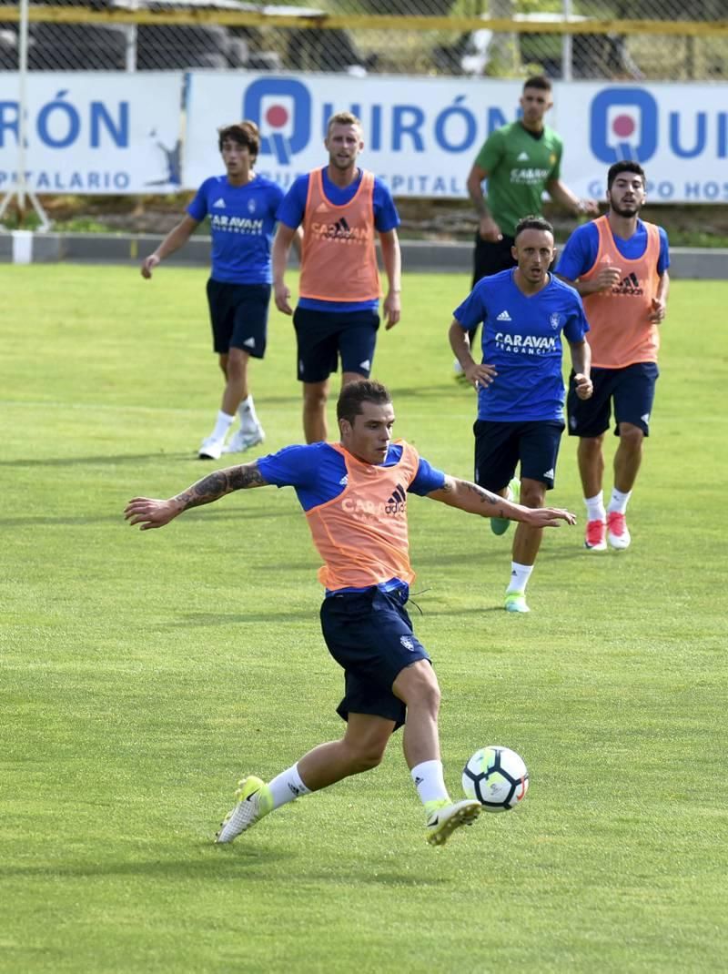 Primer entrenamiento del Real Zaragoza