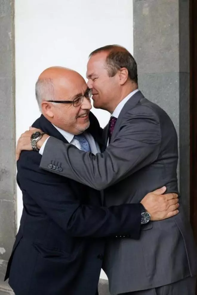 Visita oficial a Las Palmas de Gran Canaria del presidente del Cabildo, Antonio Morales