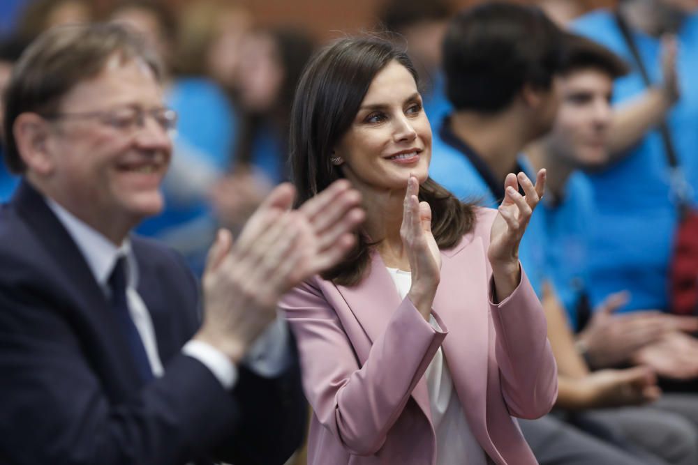 La reina Letizia asiste a los Premios de la Fundación Princesa de Girona de Investigación Científica en la UPV