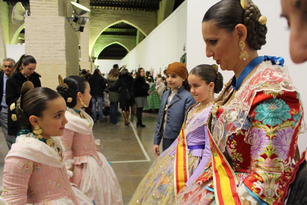 La sociedad fallera del Marítim se reúne en la fiesta de los bocetos