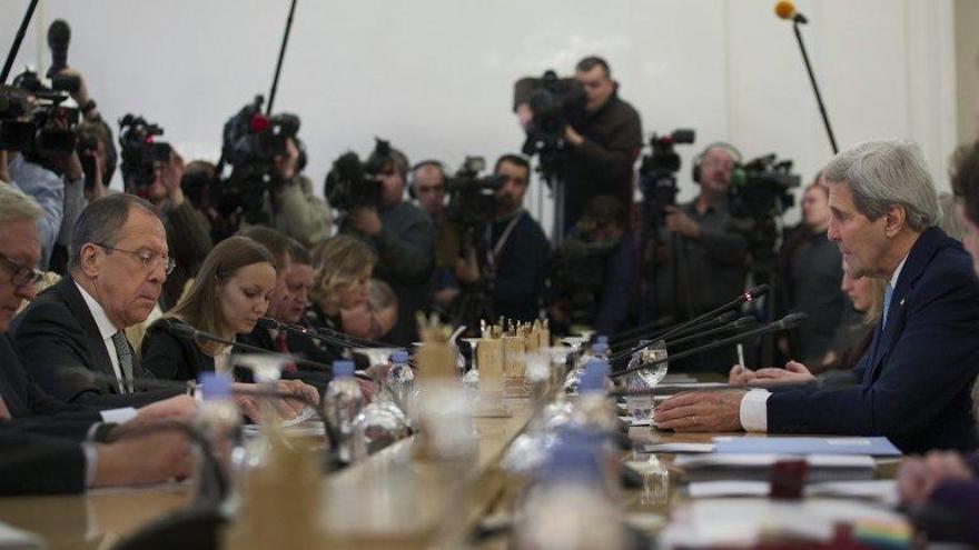 Kerry anuncia un acuerdo provisional con Rusia para la próxima tregua en Siria