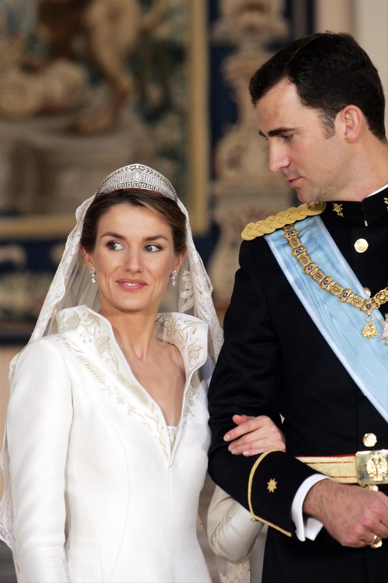 El vestido de novia de Letizia Ortiz