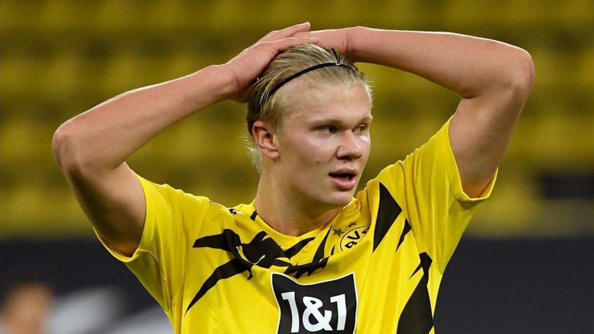Erling Haaland, joven delantero noruego revelación del Borussia Dortmund
