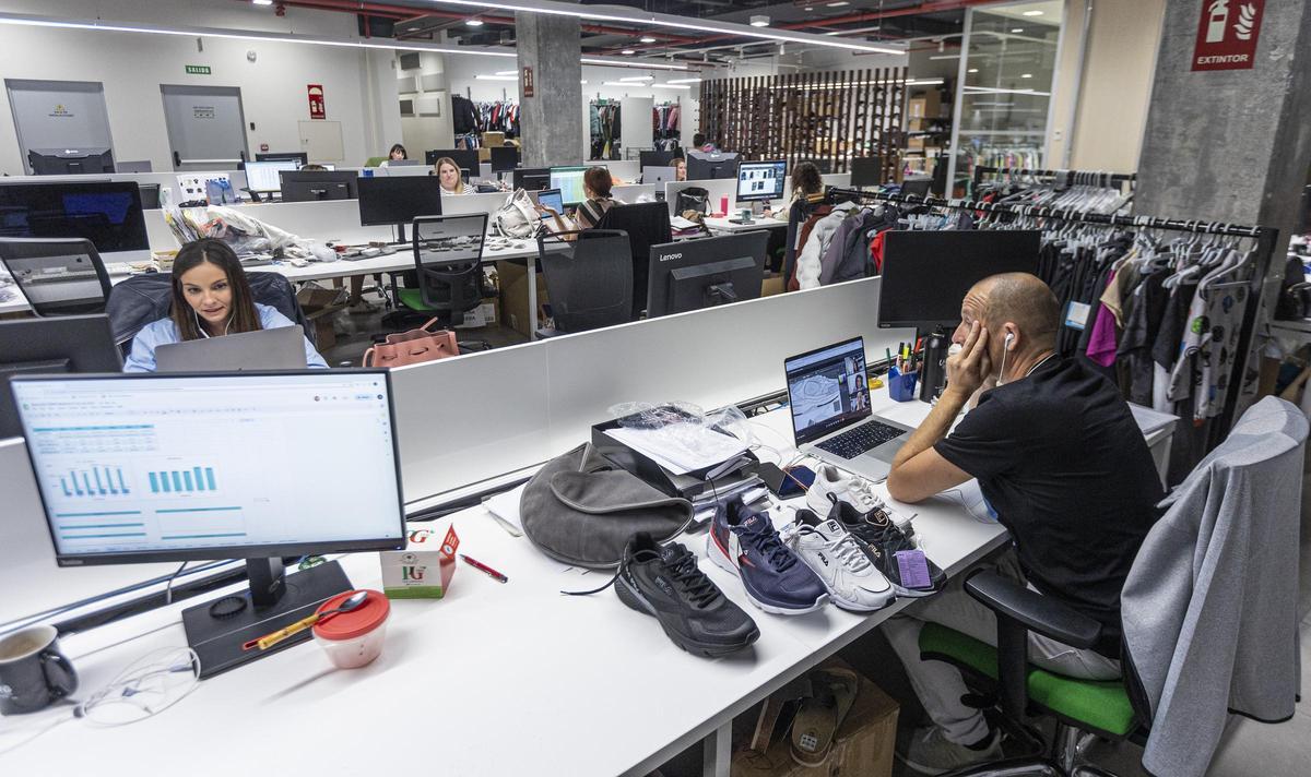 Las instalaciones de la sede central de Sprinter en el polígono de Las Atalayas de Alicante.