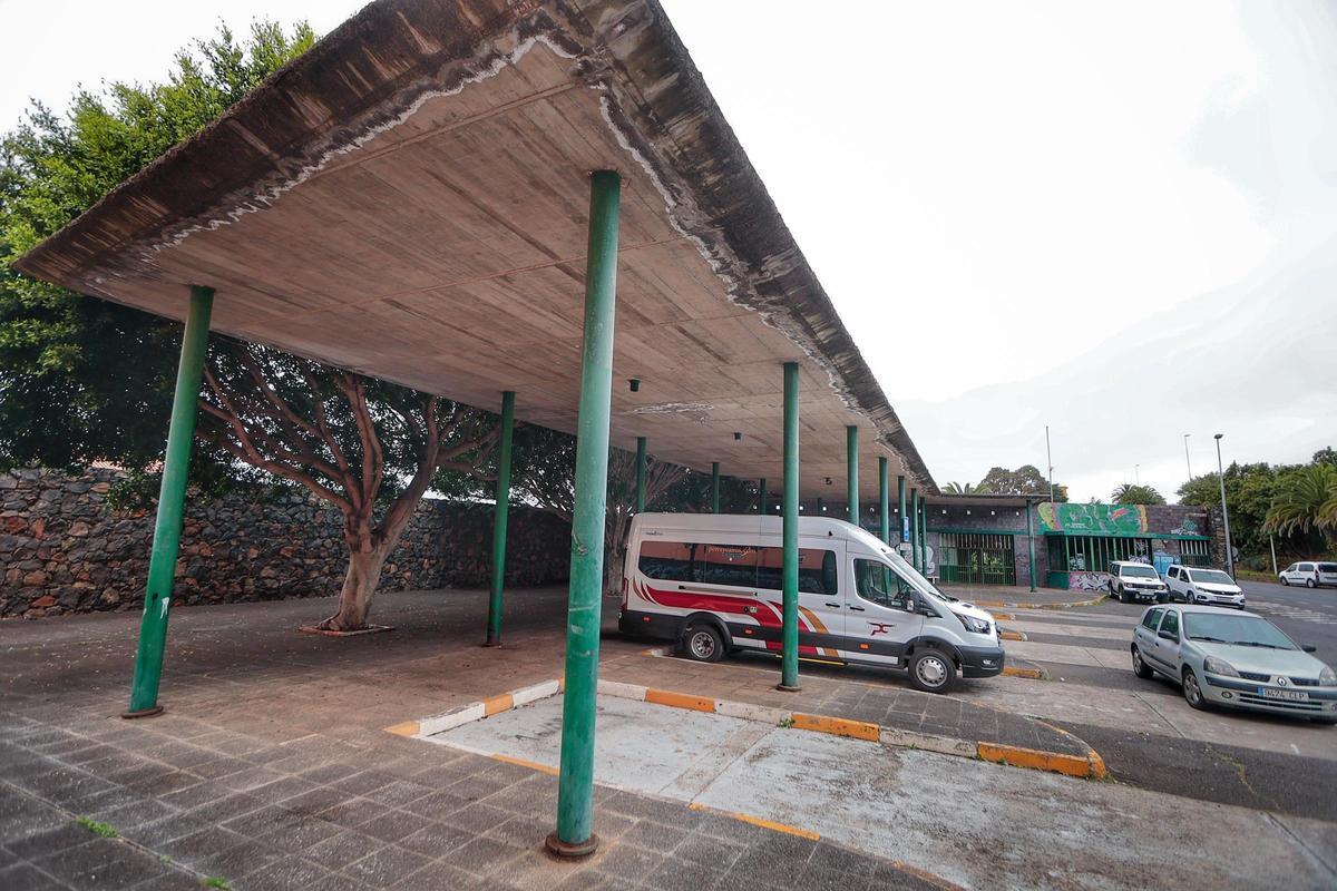El techo que cubre la estación