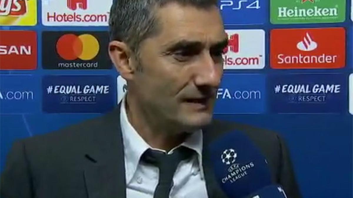 Valverde elogió a Messi tras el encuentro