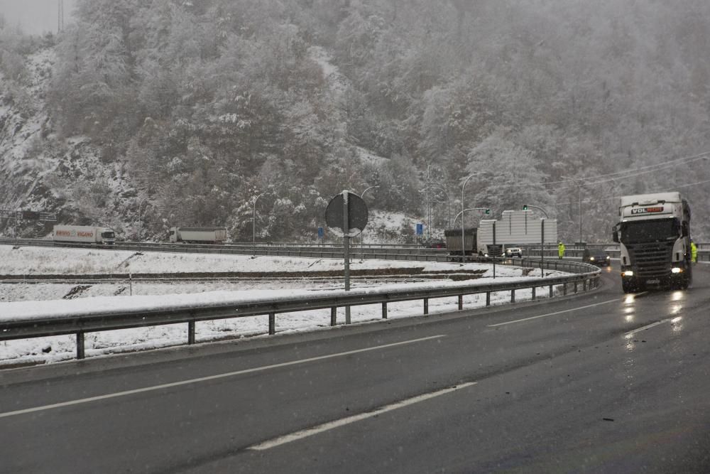 Accidente mortal de un camionero en el Huerna