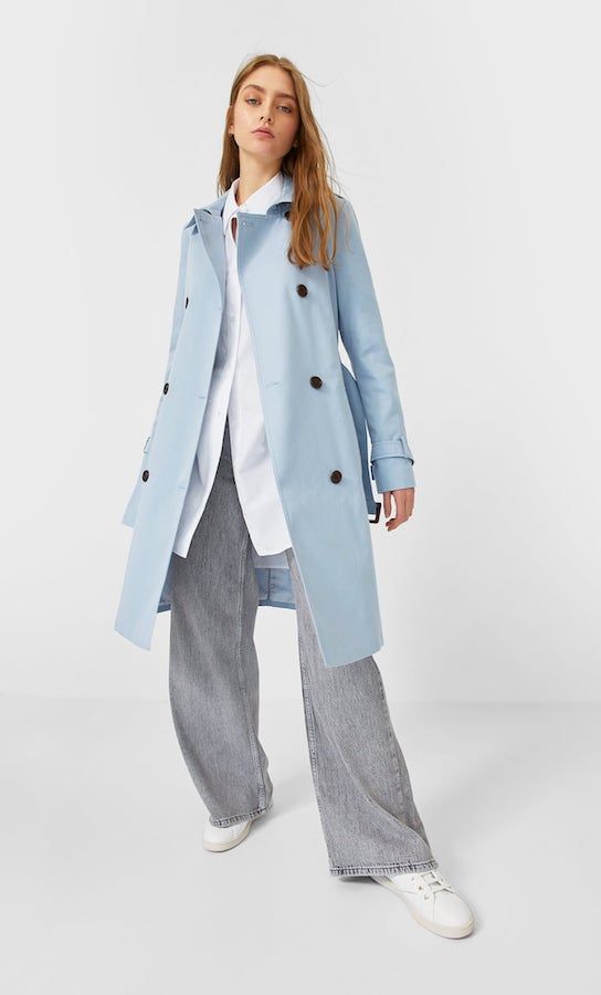 El trench pastel