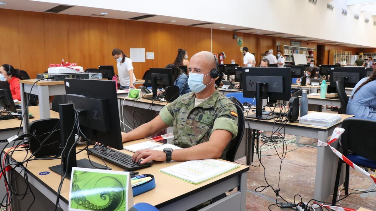 CANARIAS.-Unos 110 rastreadores militares de la Brigada de Canarias realizan vigilancia epidemiológica en las islas